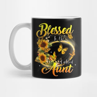 Blessed To Be Called Aunt Sunflower Lovers Aunt Mug